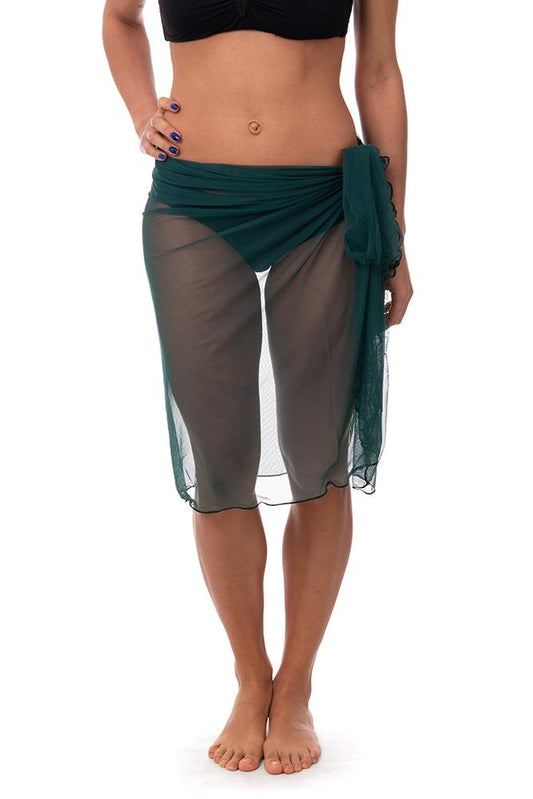 PAREO DONNA VERDE TULLYBIG 6857 VERDONE BE BEACH