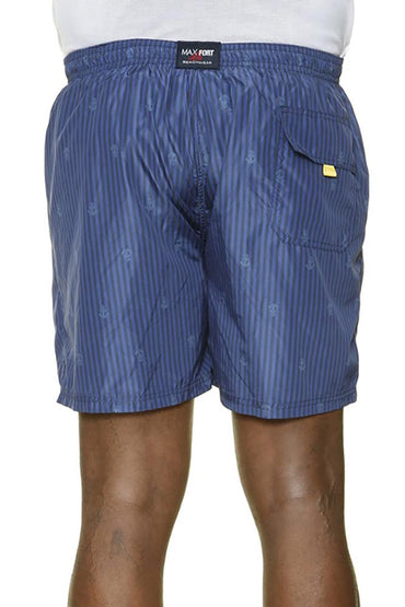 BOXER Uomo MAXFORT con elastico CORTO Blu