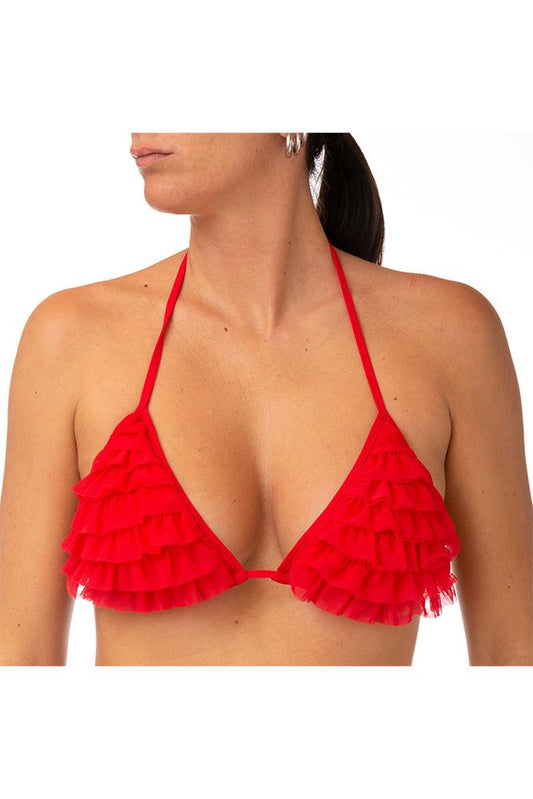 MIX REGGISENO Donna BE BEACH TRIANGOLO Rosso