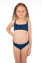 BIKINI BAMBINA  BLU NAVY LUCILLA TRITONE BE BEACH