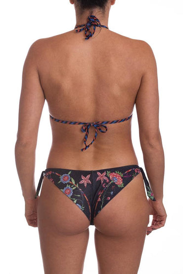 BIKINI Donna PIN UP TRIANGOLO Nero