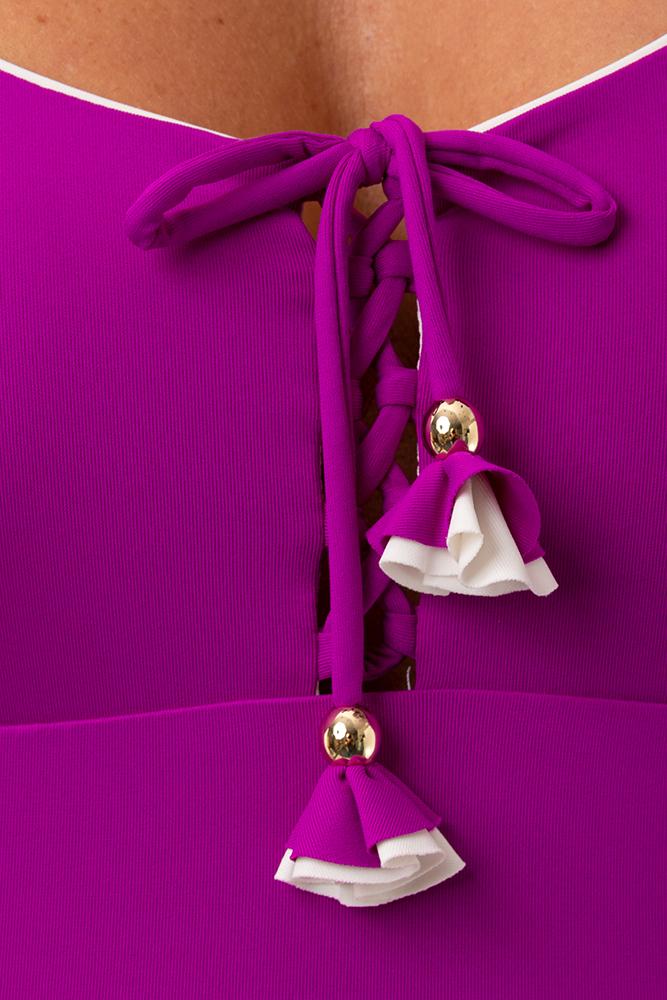 INTERO IMBOTTITO DONNA FUCSIA A2506 DALIA LUISA MARIA LUGLI