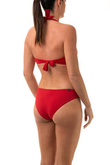 INTERO MODA DONNA ROSSO SCURO CAMI RED VELVET BE BEACH