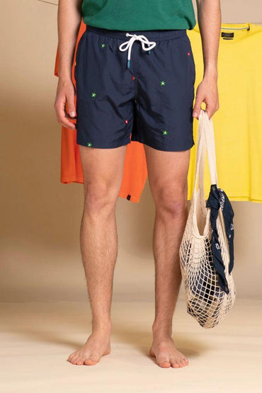 BOXER MOLLA UOMO BLU RIOFLOW NAVY C01 IMPURE
