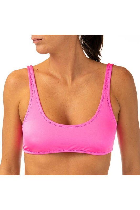 MIX REGGISENO Donna BE BEACH BRASSIERE Fluo rosa