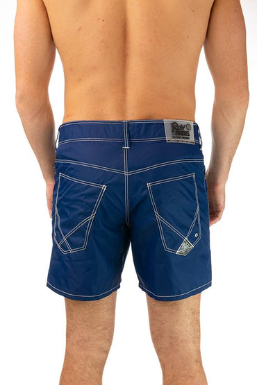 BOXER PIATTO UOMO BLU NEWBEACH 048BLUNAVY ROY ROGER'S