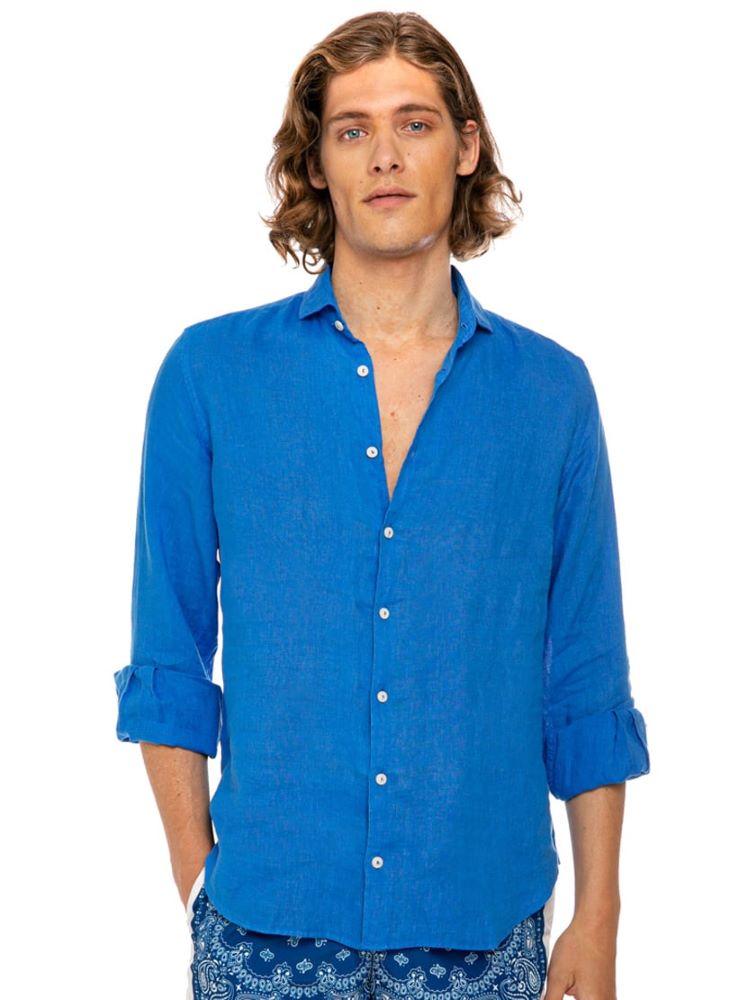 MAGLIA Uomo MC2 SAINT BARTH CAMICIA Azzurro