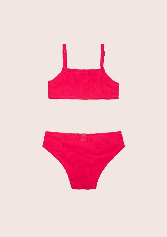 BIKINI BAMBINA FXXK BRASSIERE slip regolare Fucsia