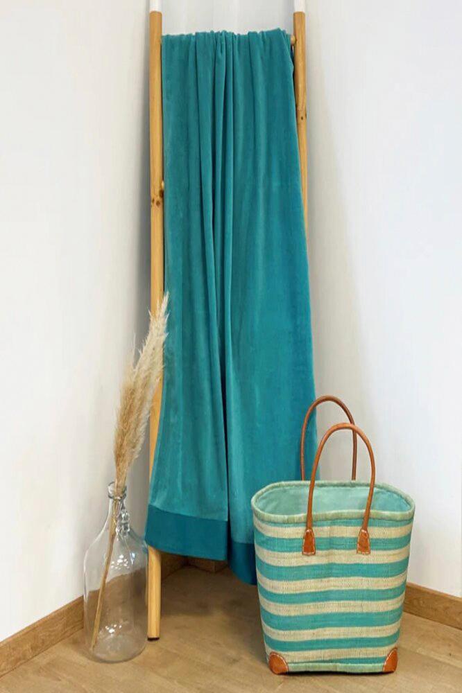 TELO MARE UNISEX COMPTOIR DE LA PLAGE SPUGNA Acqua