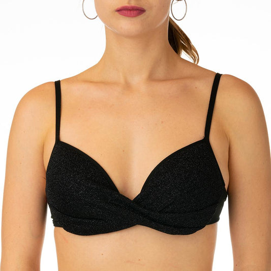 MIX REGGISENO Donna BE BEACH COPPA PREFORMATA Nero