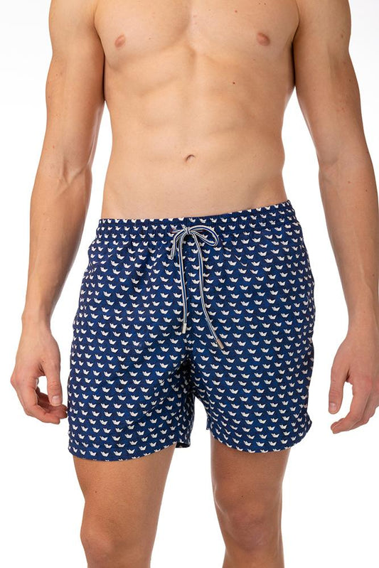 BOXER Uomo ZEY&BRA con elastico CORTO Blu