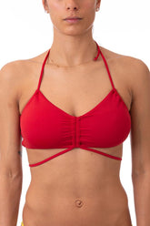 MIX REGGISENO BRASSIERE DONNA ROSSO SCURO GEMMA REDV BE BEACH