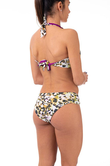 BIKINI TRIANGOLO DONNA MARRONE VA5016-5017- M9146 LIU JO