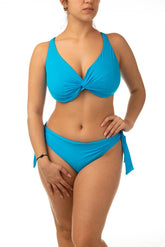 BIKINI FERRETTO DONNA AZZURRO A175-07 53 BERNE' MABEL