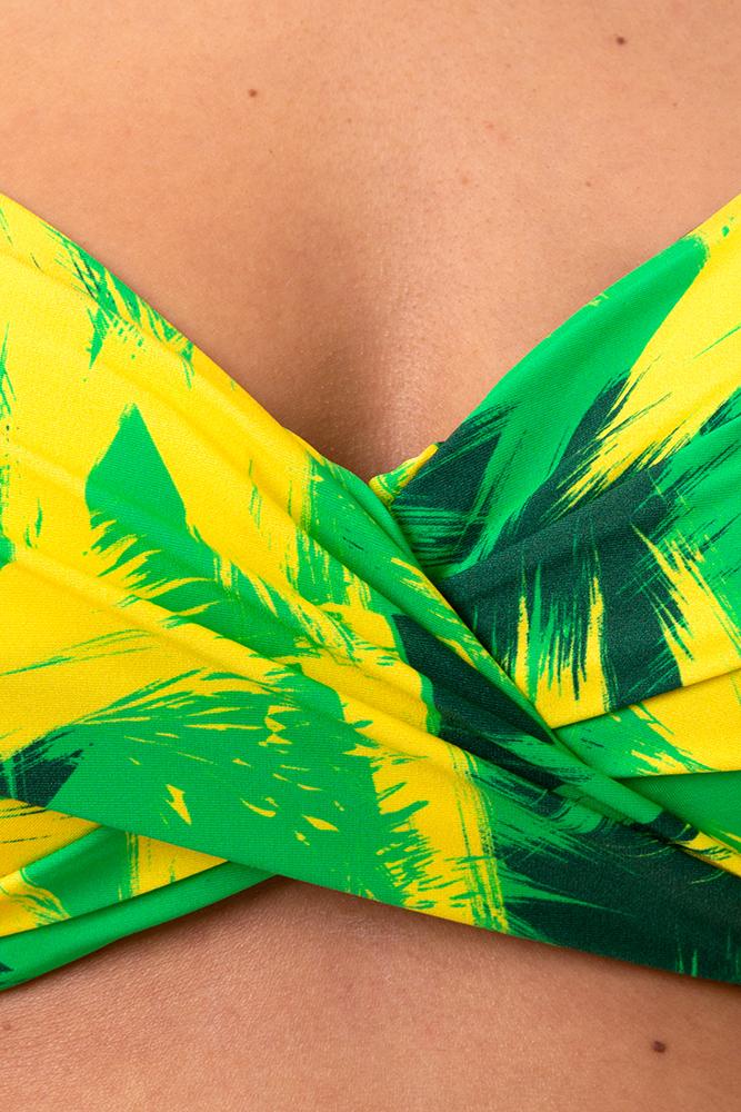 MIX REGGISENO FERRETTO DONNA VERDE/GIALLO SOFIAFAN BRASILE BE BEACH