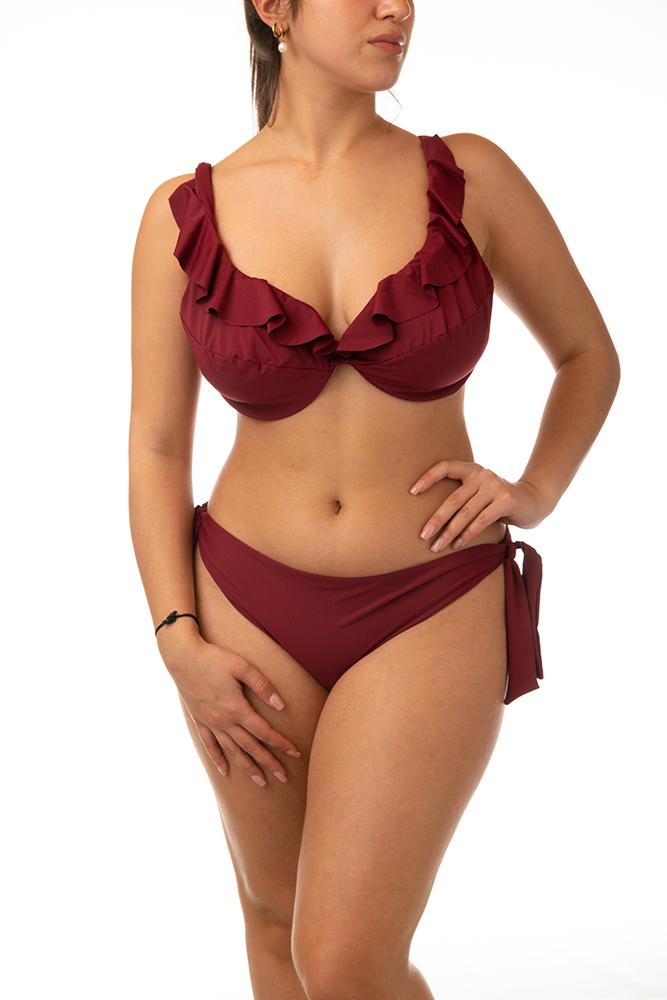 BIKINI FERRETTO DONNA BORDEAU A167-05 85 BERNE' MABEL