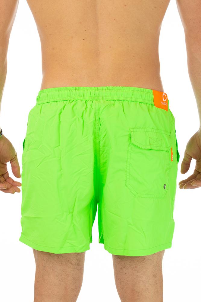 BOXER Uomo SUNS con elastico CORTO Verde
