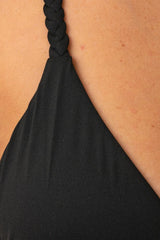 MIX REGGISENO TRIANGOLO DONNA NERO FLORIANA NERO BE BEACH