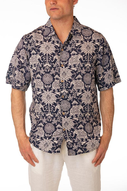 MAGLIA CAMICIA UOMO BLU MBWL MARISSANAVY TOOCO