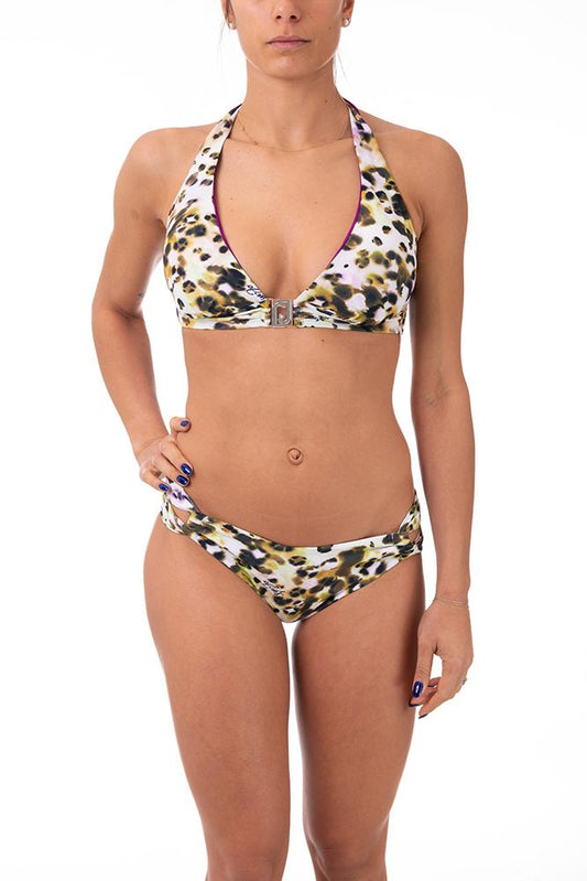 BIKINI TRIANGOLO DONNA MARRONE VA5016-5017- M9146 LIU JO