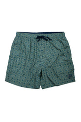 BOXER Uomo MAXFORT con elastico CORTO Blu/beige