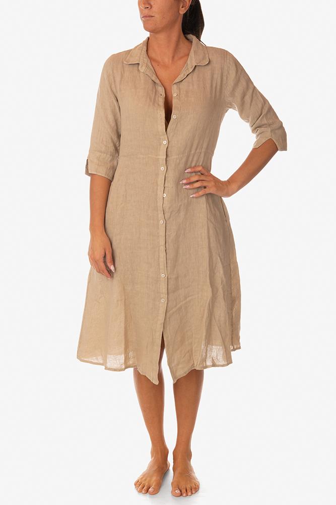 ABITO DONNA BEIGE VESTCAMICIALINDY BEIGE KARAKORUM