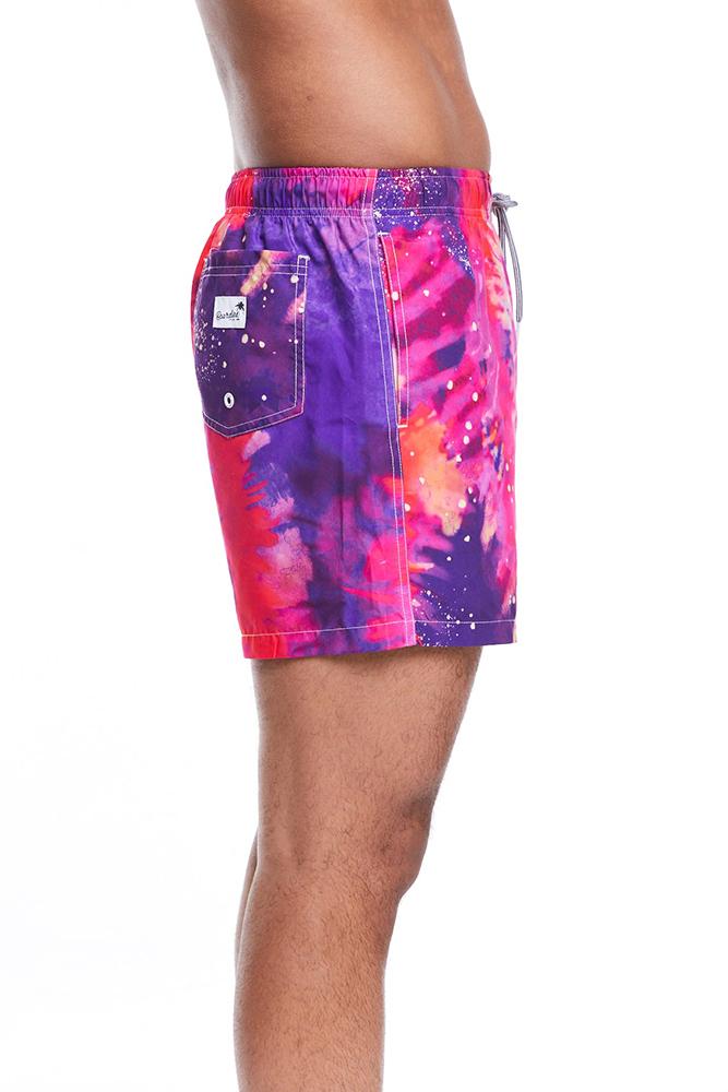 BOXER Uomo BOARDIES con elastico CORTO Rosso