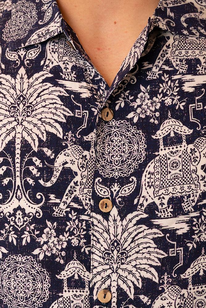 MAGLIA CAMICIA UOMO BLU MBWL MARISSANAVY TOOCO