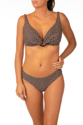 BIKINI FERRETTO COPPA F MARRONE P176 13 BERNE' MABEL