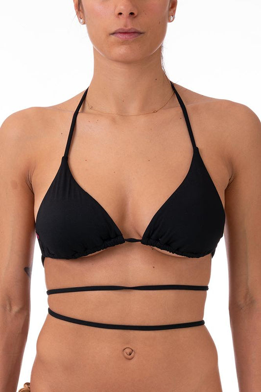 MIX REGGISENO TRIANGOLO DONNA NERO EMLYTU NERO BE BEACH