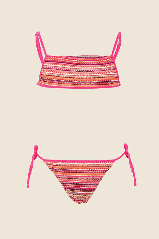 BIKINI BRASSIERE BAMBINA FUCSIA MJ25-0511 FX ME FUI