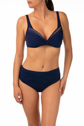BIKINI TENERA CARLOTTA Donna FERRETTO C slip Alto Blu