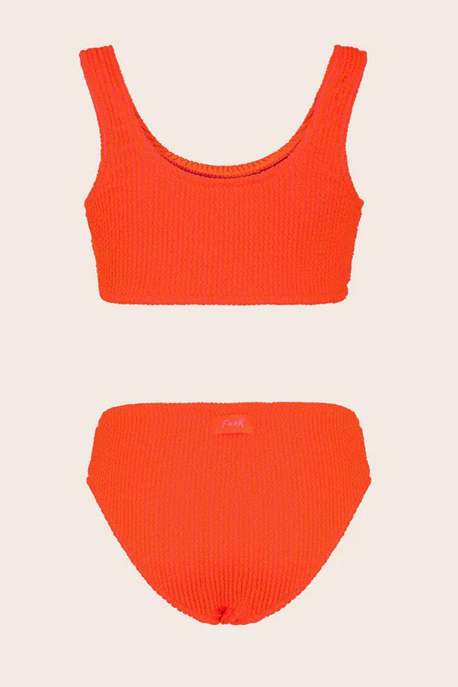BIKINI BRASSIERE BAMBINA ARANCIO FJ25-G1L06 UFFC FXXK