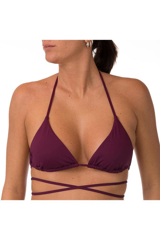 MIX REGGISENO Donna BE BEACH TRIANGOLO Prugna