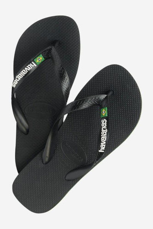 BRASILLOGO BLACK HAVAIANAS