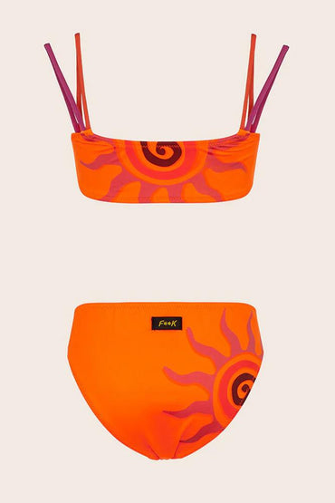 BIKINI BRASSIERE BAMBINA ARANCIO FJ25-G1F01UF X40 FXXK