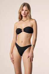 BIKINI FASCIA DONNA  NERO MF25-0501 BK ME FUI