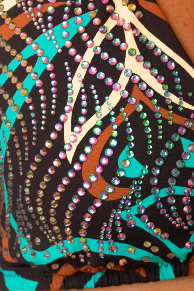 BIKINI FUNZIONALE DONNA TURCHESE V5055S AFTU MISS BIKINI