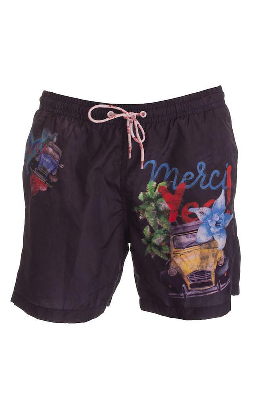 BOXER Uomo BOB con elastico CORTO Antracite