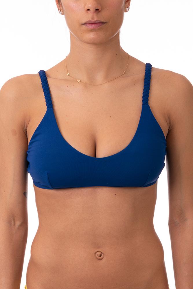 MIX REGGISENO BRASSIERE DONNA BLU NAVY BABYTR TRITONE BE BEACH