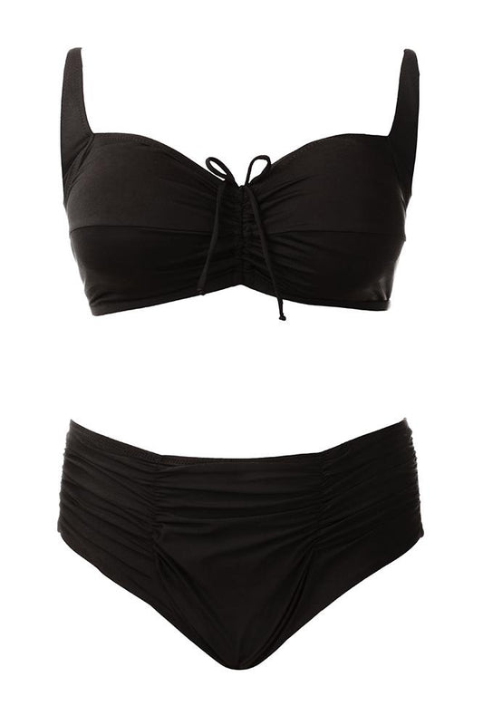 BIKINI BRASSIERE DONNA NERO A197-AM21 D NERO BERNE' MABEL
