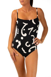 INTERO IMBOTTITO DONNA NERO/BIANCO 4045 618 795 MARYAN MEHLHORN