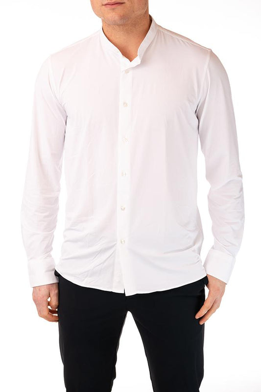 MAGLIA CAMICIA UOMO BIANCO 24250 09 RRD