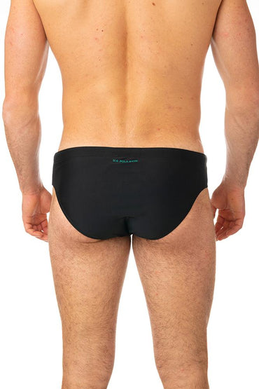 SLIP UOMO NERO 182104 199NERO US POLO