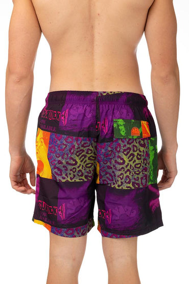 BOXER Uomo SUNDEK con elastico LUNGO Viola