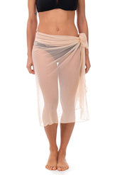 PAREO DONNA AVORIO TULLYBIG 3053 AVORIO BE BEACH