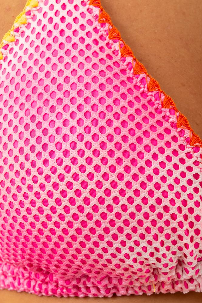 BIKINI TRIANGOLO DONNA FUCSIA PF036CF 028 PIN UP