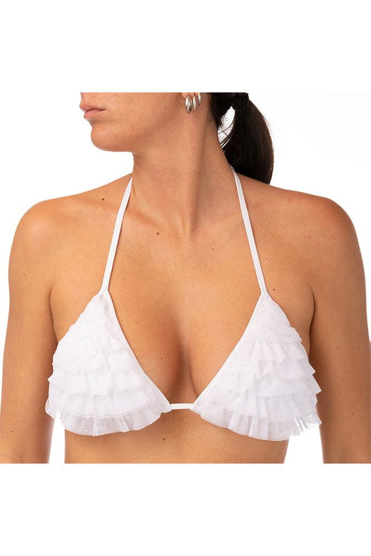MIX REGGISENO Donna BE BEACH TRIANGOLO Bianco