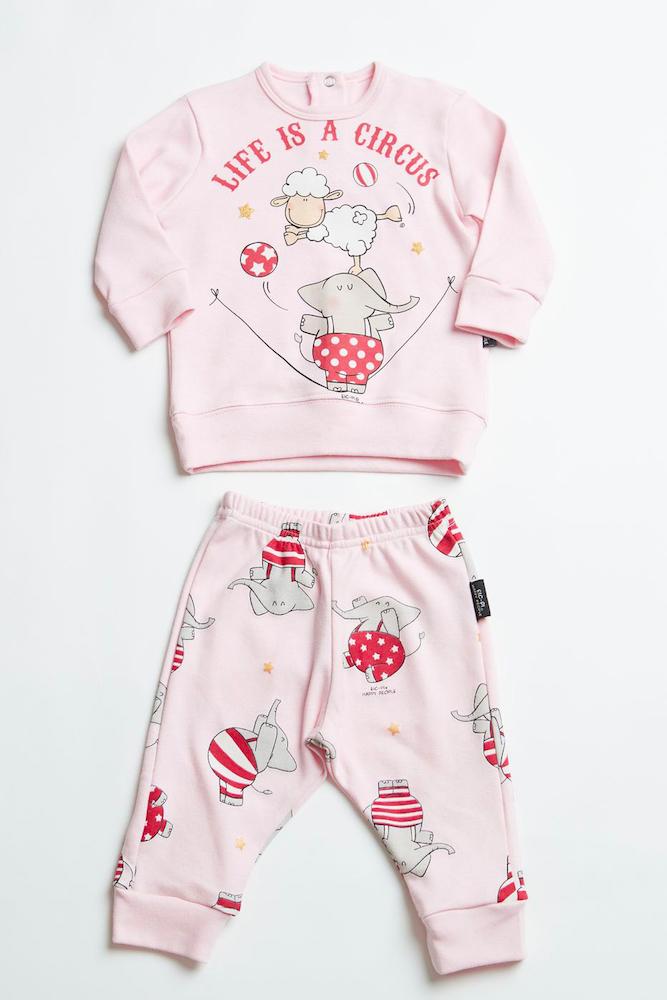 PIGIAMA BAMBINA HAPPY PEOPLE Rosa