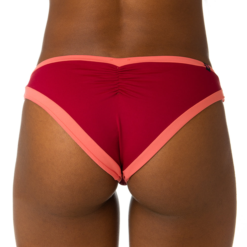 MIX SLIP DONNA  BORDEAU TONE KINGKISS BE BEACH 
